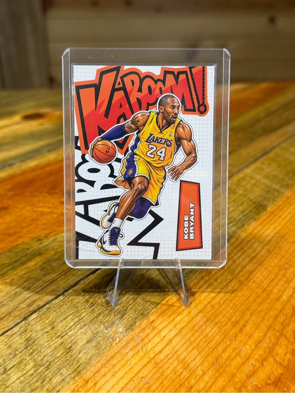 Kobe Bryant Los Angeles Lakers Custom Kaboom! Basketball Card